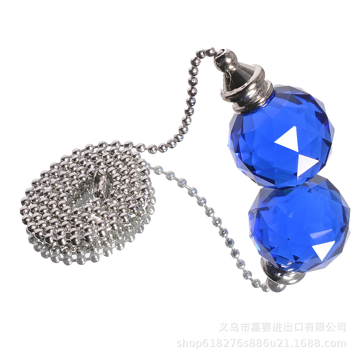 Wholesale Colorful Lighting Ball Bead Chain Crystal Pendant